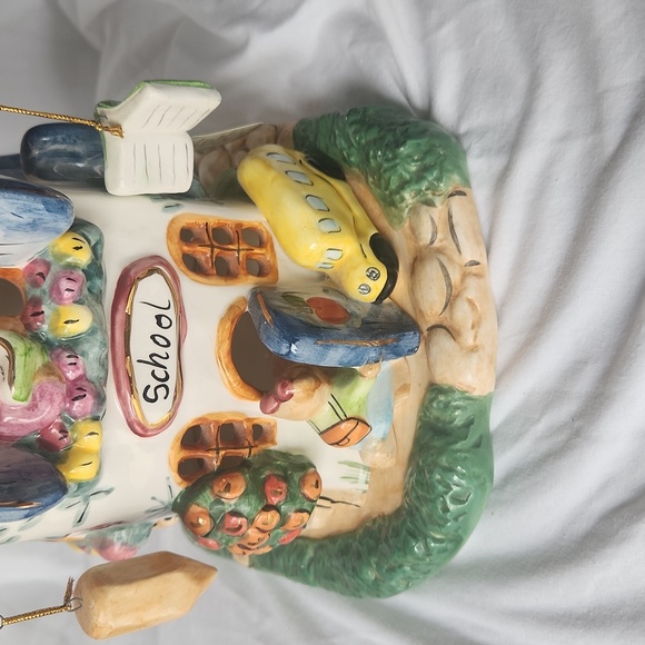 The Lights of Cobblestone Village Collection Vintage School By Popular - Picture 6 of 10